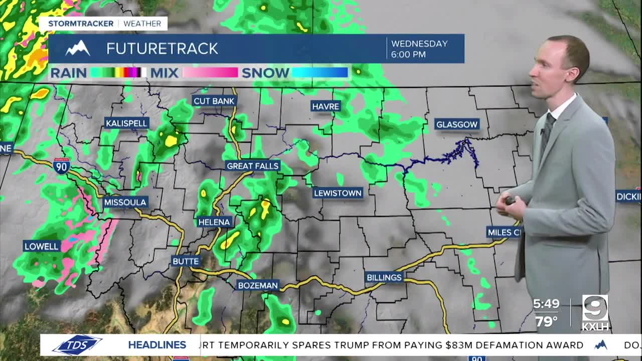 Scattered strong to severe thunderstorms on Wednesday