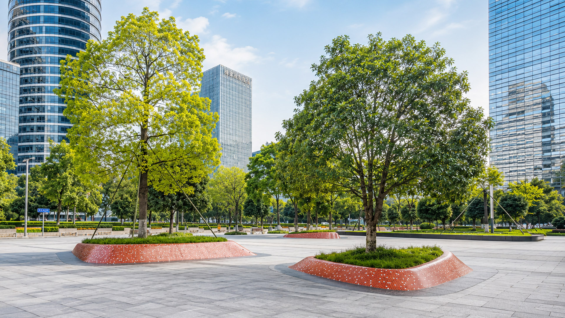 China continues expanding tree filled public areas across growing ...