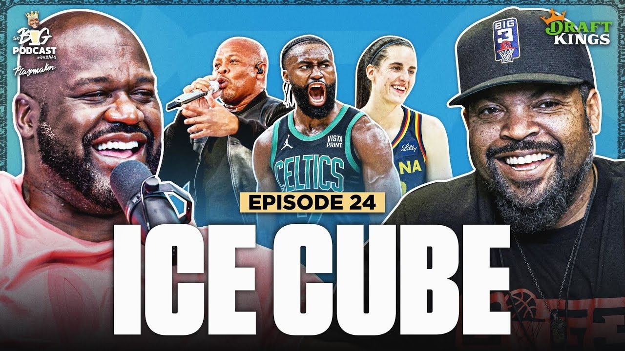 Ice Cube cursed out Shaq? They debate NBA Finals & talk Caitlin Clark ...