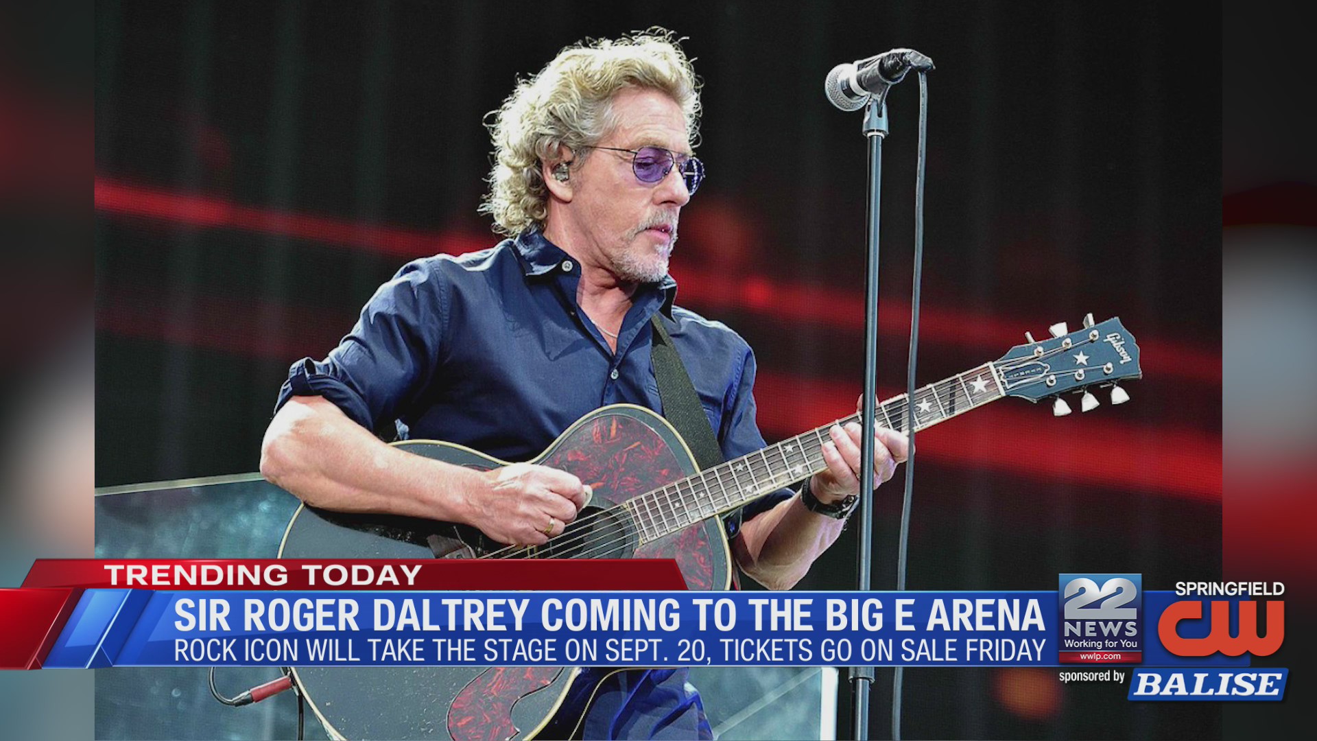 Lead singer of The Who, Roger Daltrey, to perform at The Big E