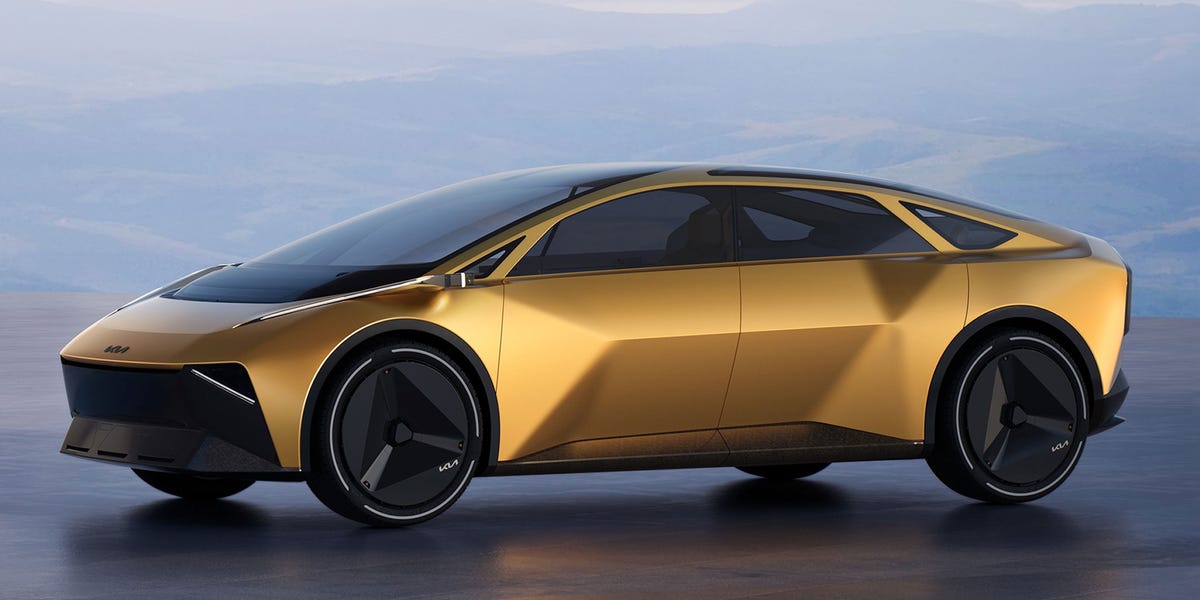 Kia’s wild cyberpunk EV concept could morph into a Stinger successor