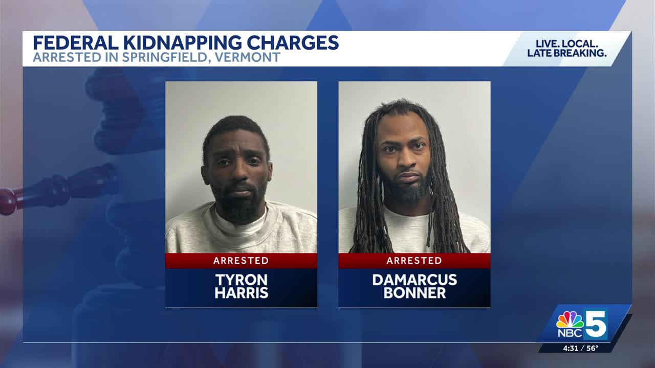 Two men face federal charges in Vermont kidnapping and torture case