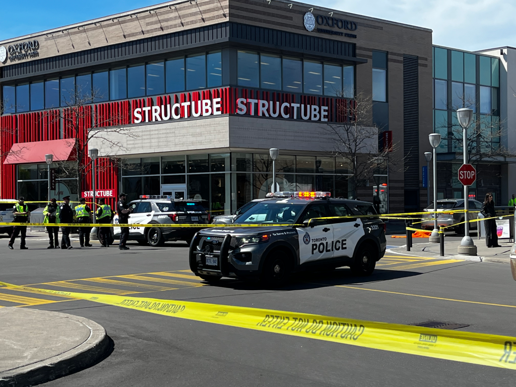 Woman dead after being hit by car in Toronto parking lot on Tuesday morning