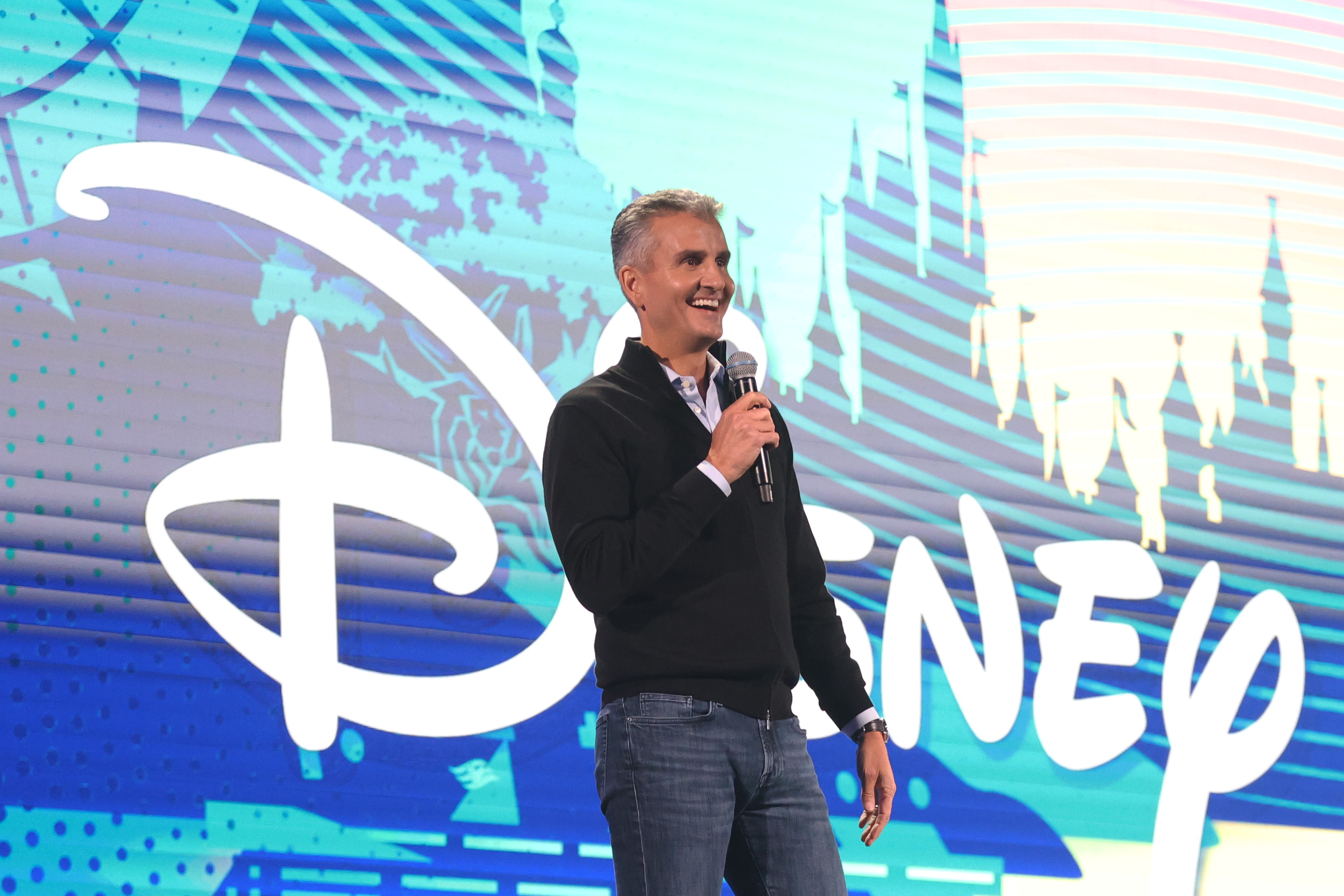 Josh Damaro opens 2026 Disney upfront by saying company is one of one