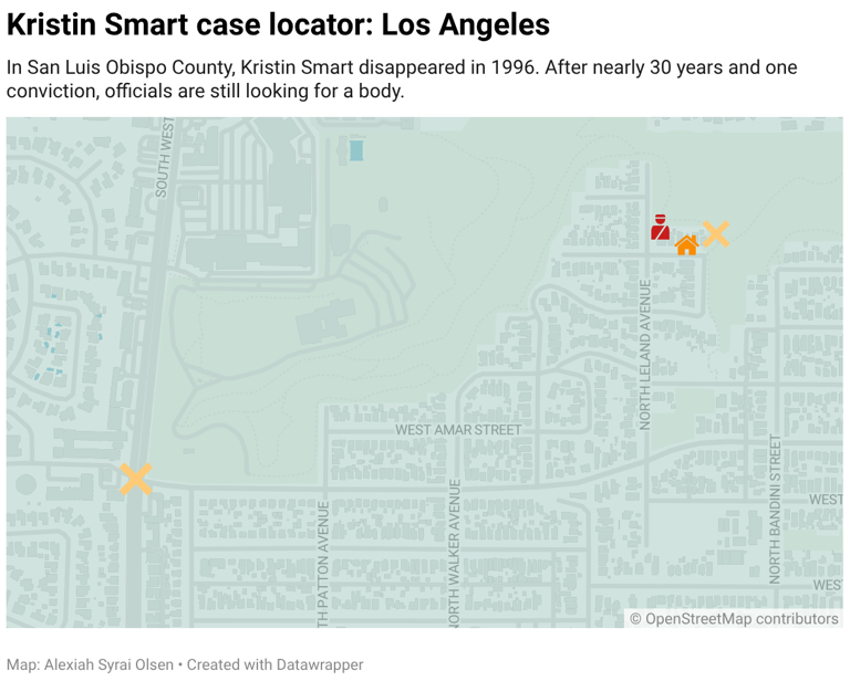 Where are key locations in Kristin Smart murder case? See interactive maps