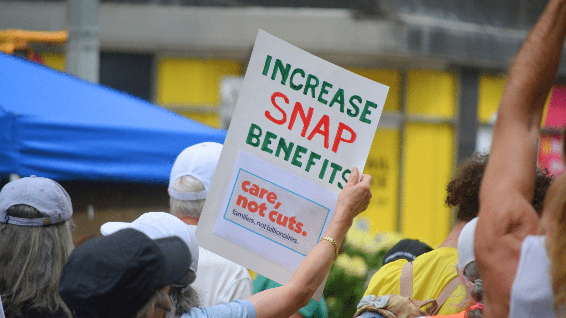 Why were over 3 million people cut off from federal food assistance?