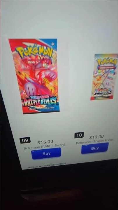 Pokemon Card Vending Machine Restock!