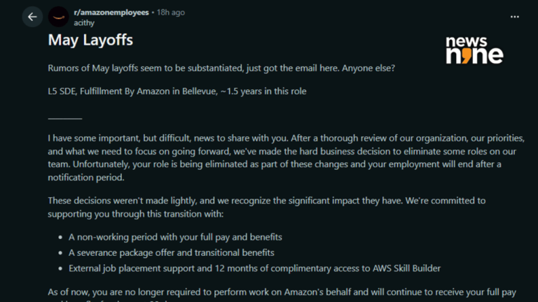 Amazon may layoffs? Reddit chatter points to layoffs in several teams ...