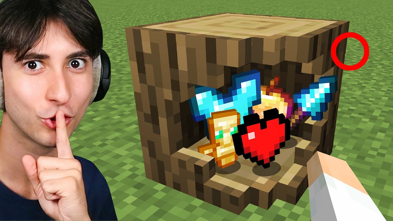 Minecraft, but a secret block is OP!