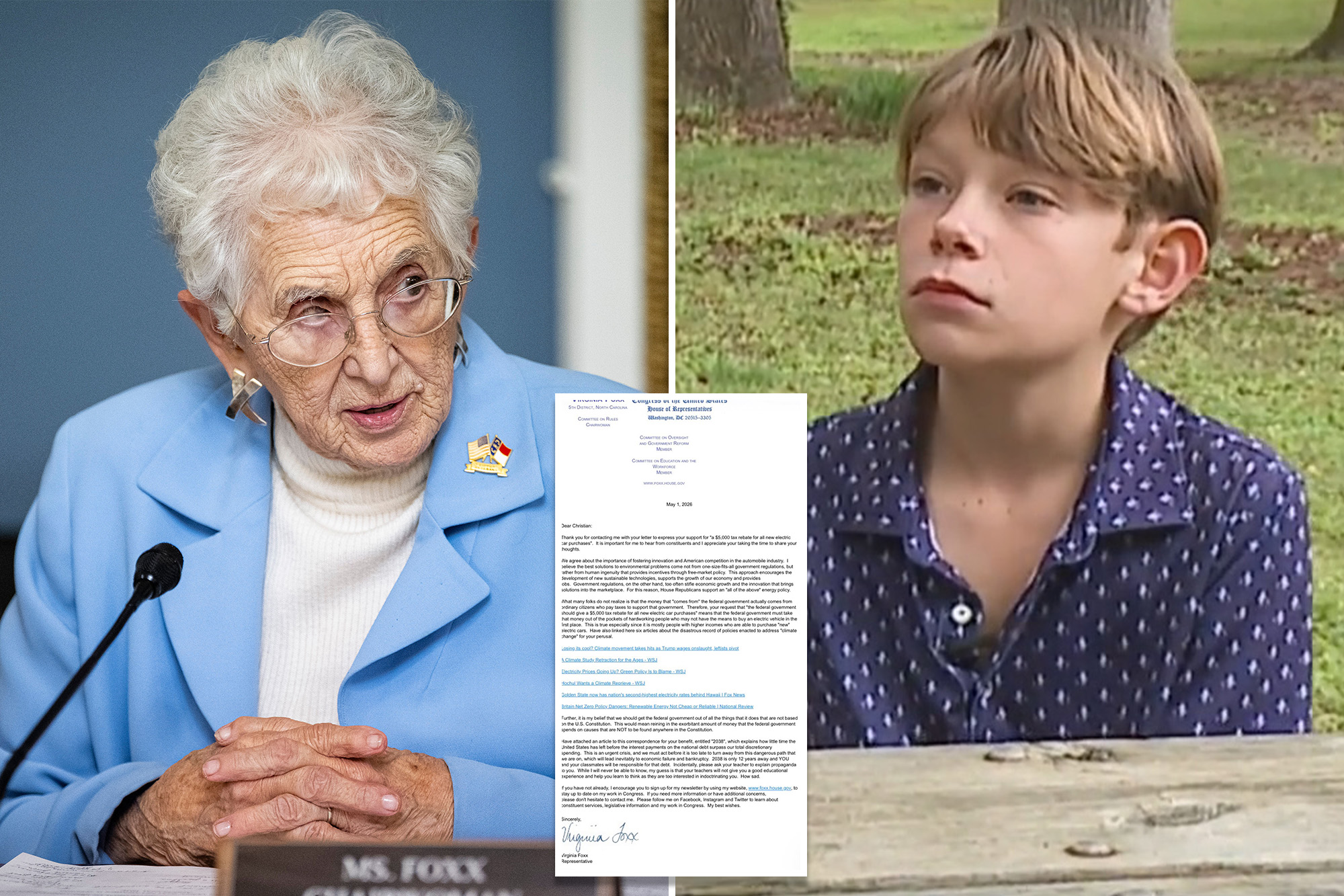 Boy, 10, sent persuasive essay to his Republican congresswoman — who ...