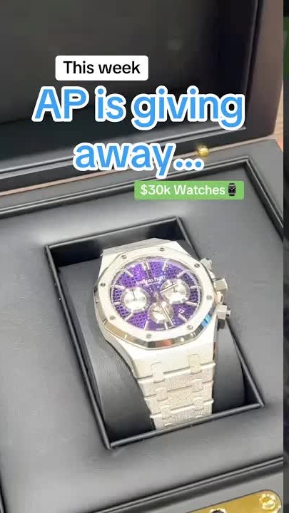 This week AP x Swatch collab reselling side hustle
