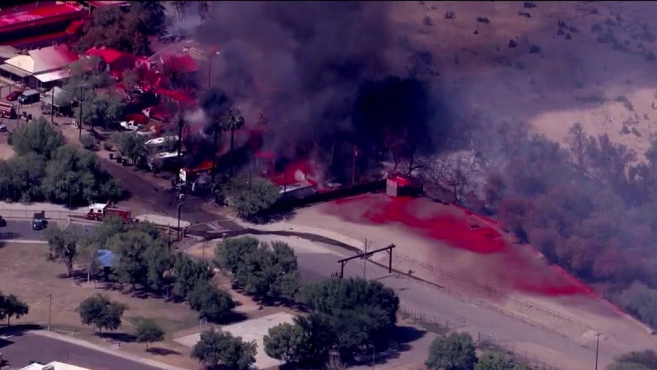 Jones fire: Human-caused fire burns through Wickenburg RV park