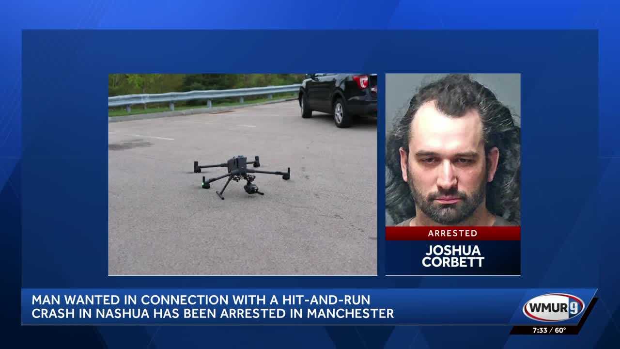 Man wanted in connection with Nashua hit-and-run arrested in Manchester