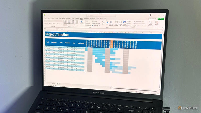 How to build an automated Gantt chart in Excel from scratch