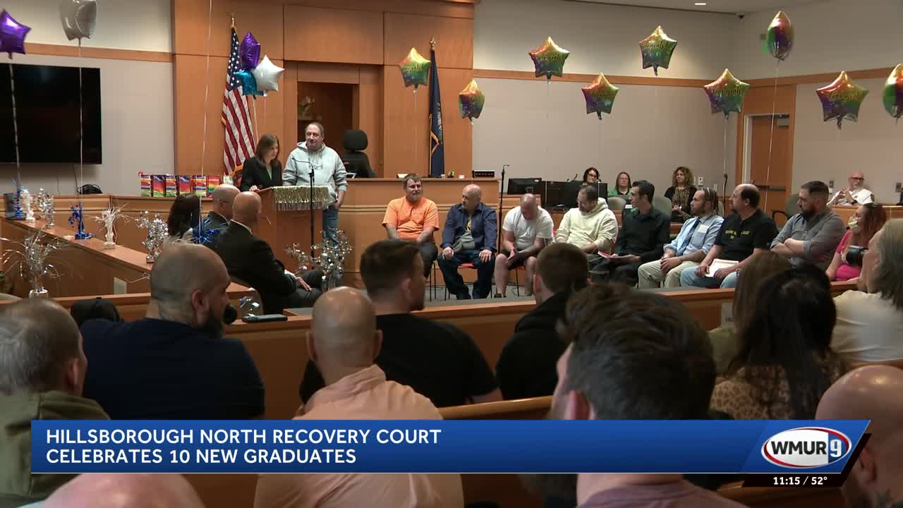 Hillsborough North Recovery Court celebrates 10 new graduates