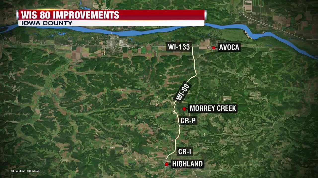 Wisconsin Highway 80 in Iowa County to be repaved