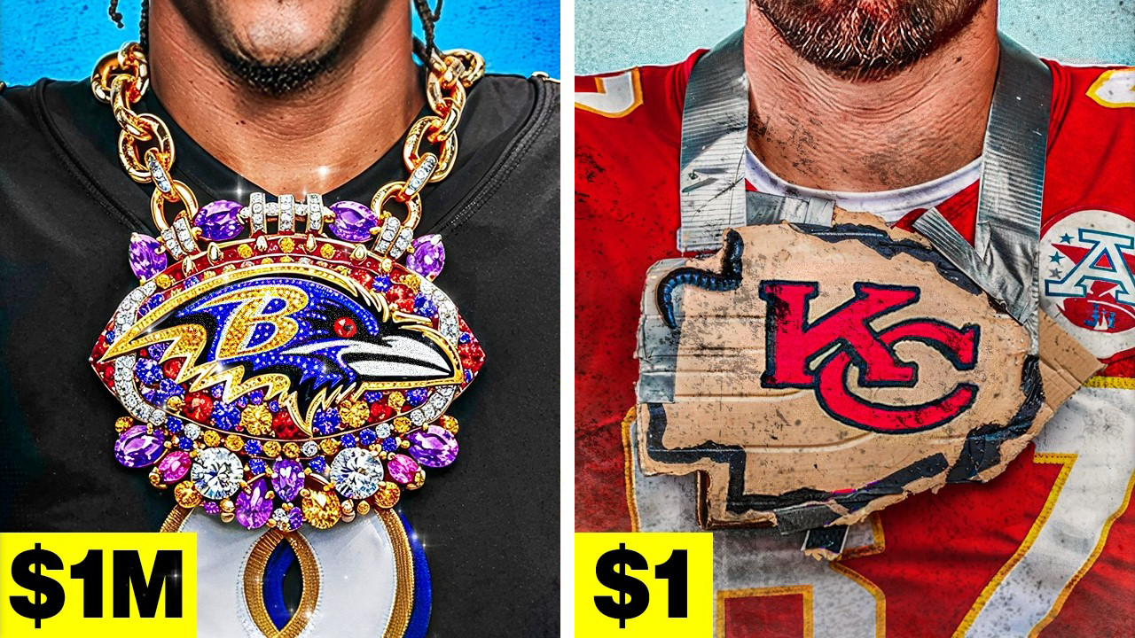 $1 vs $1,000,000 chains NFL players own