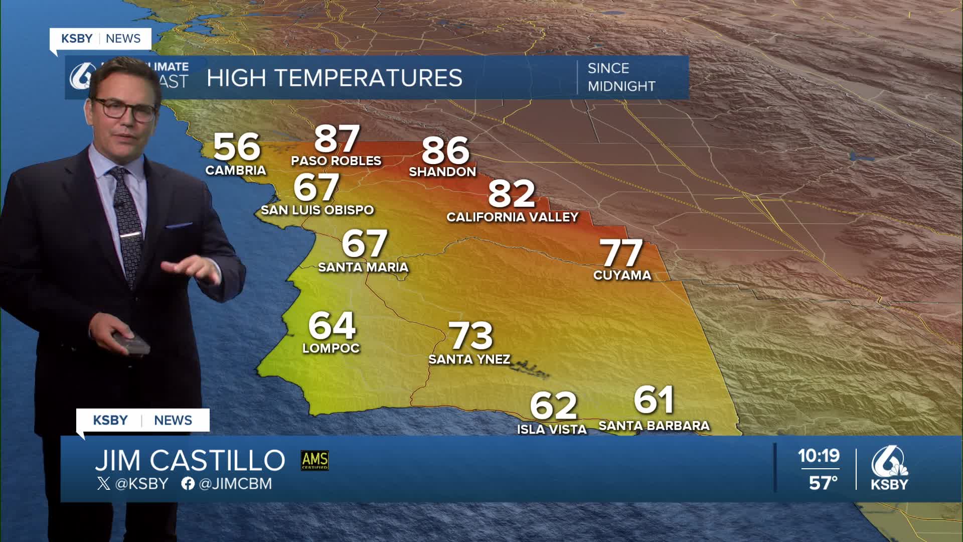 Low clouds, mist and fog tonight, cool