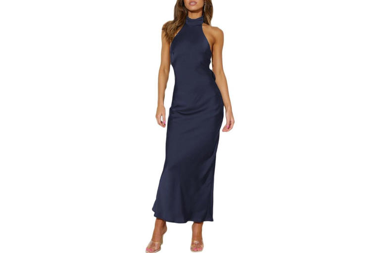 Jennifer Aniston's striking navy dress looks like this $50 style from  Amazon that's 'perfect for summer weddings'