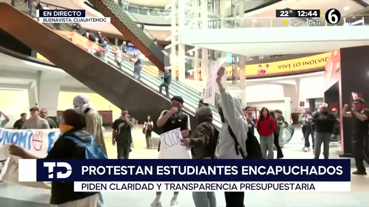 Estudiantes del IPN protestan y liberan torniquetes del Suburbano en ...