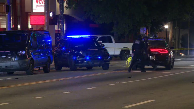Pedestrian hit by car at busy Atlanta intersection, critically injured