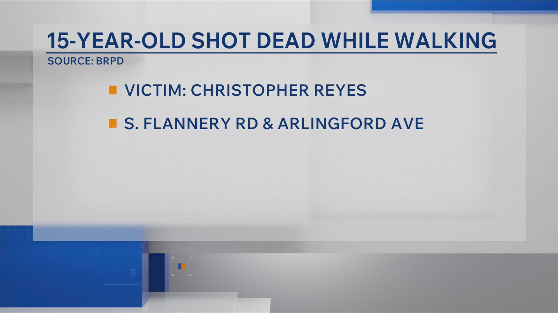Police investigating after teen shot, killed in Baton Rouge