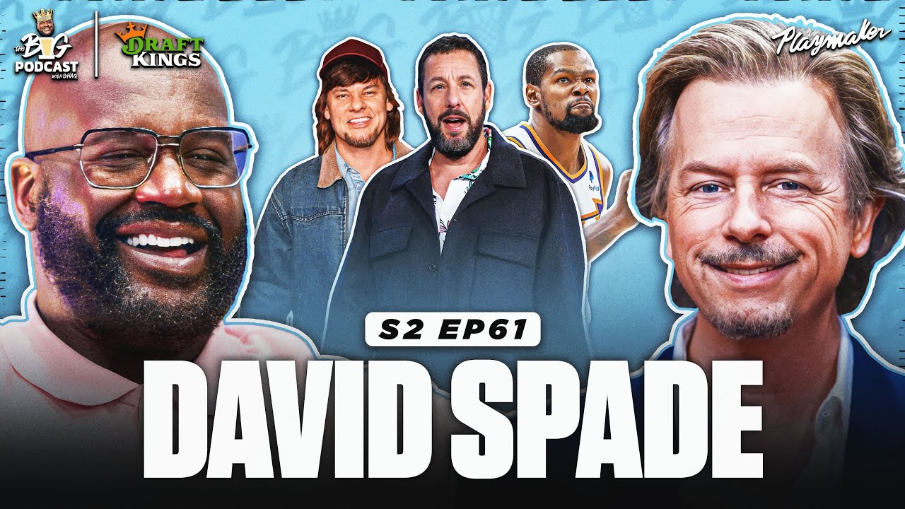 David Spade shares hilarious BTS with Shaq & Theo Von + Kevin Durant ...