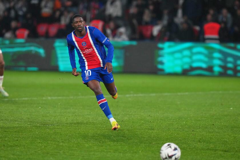 Dembélé elegido mejor jugador de la Ligue 1 pese a pocos minutos con el PSG