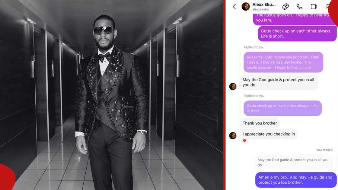 Alexx Ekubo: Leaked chats show final conversation with friend who ...