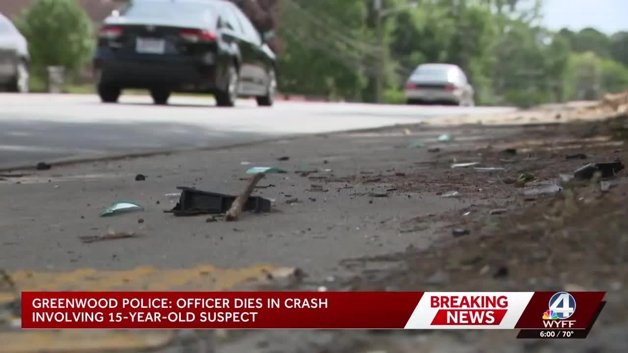 Greenwood officer killed in crash with speeding teen driver