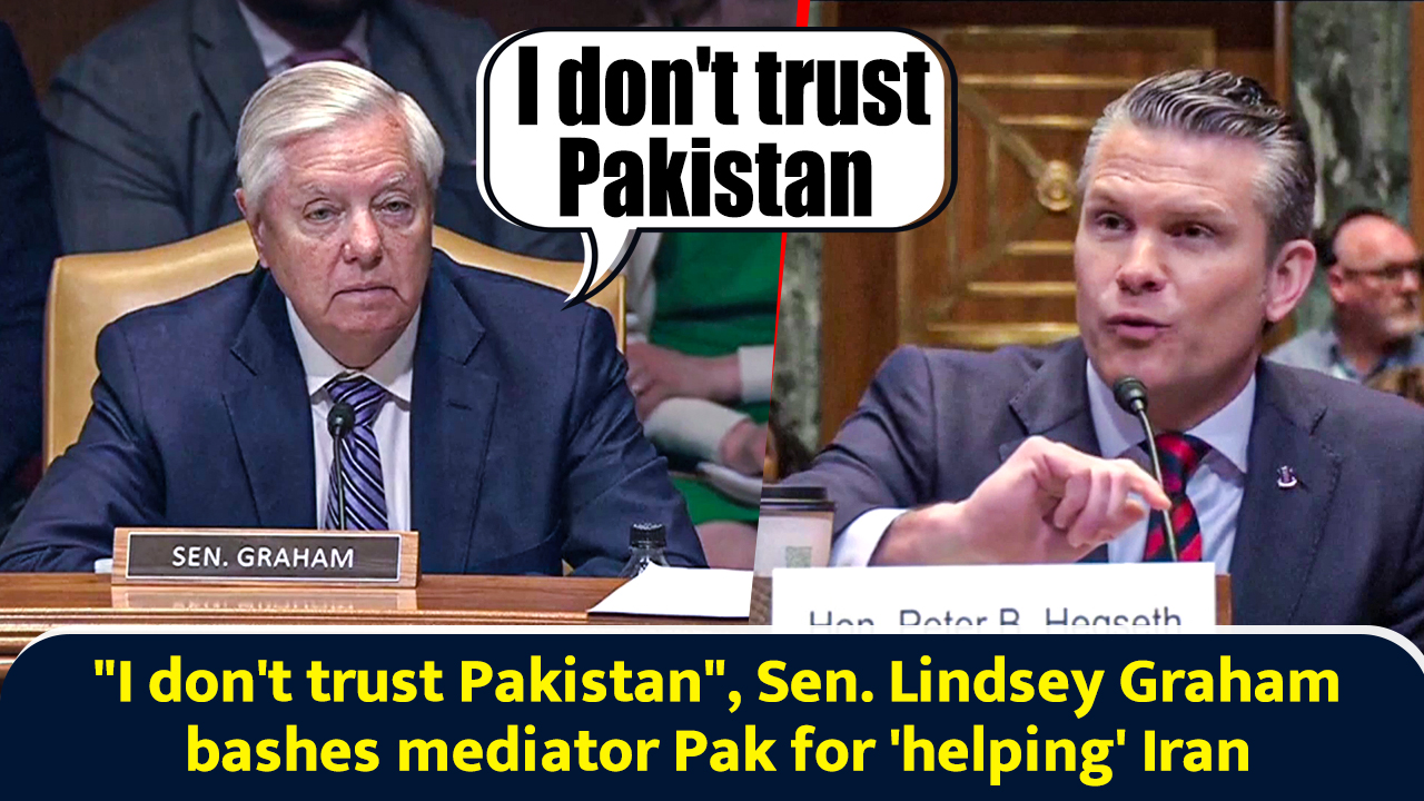 I don't trust Pakistan, Sen. Lindsey Graham bashes mediator Pak for ...