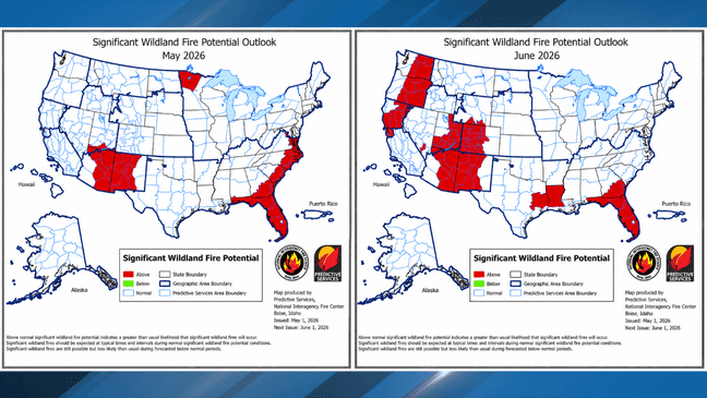 Experts warn Nevada faces elevated wildfire danger in 2026