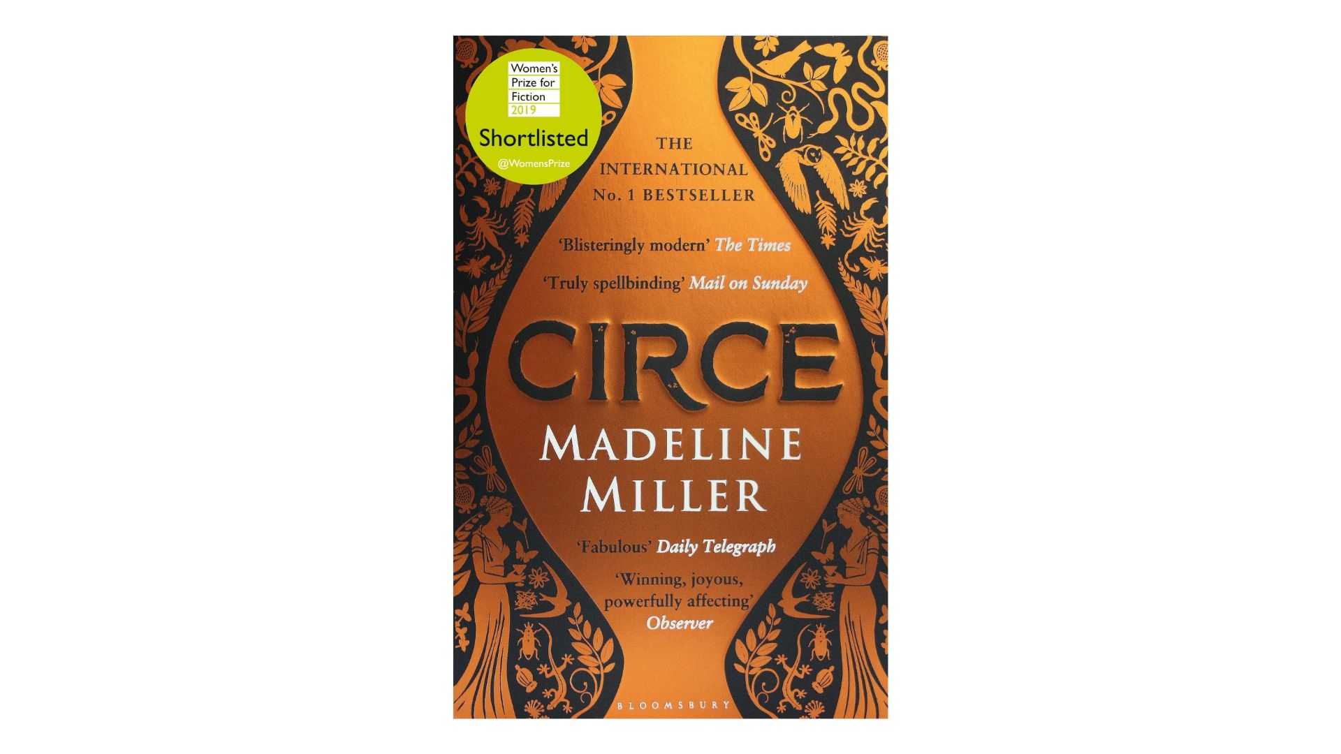 Circe by Madeline Miller book cover on a white background