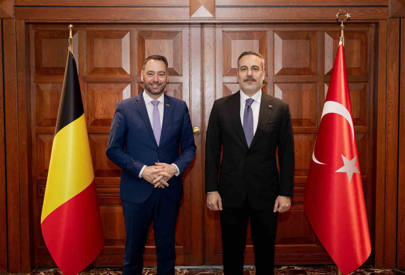 Bakan Fidan, Belçikalı mevkidaşı Prevot ile bir araya geldi