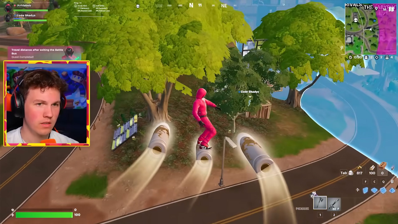 Blæksprutte spilskins kaos med Fortnite Reload duos