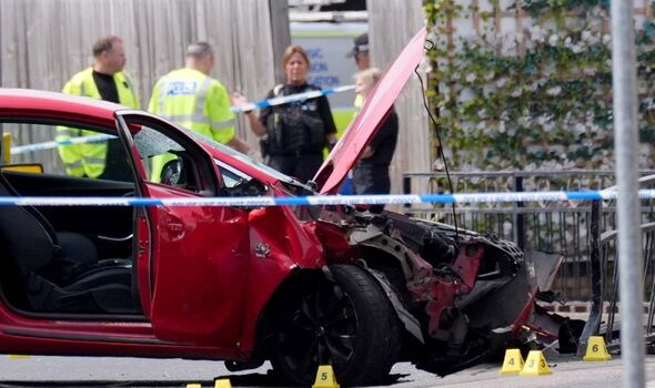 Horror as footballer, 26, dies after car rams into group of people in ...