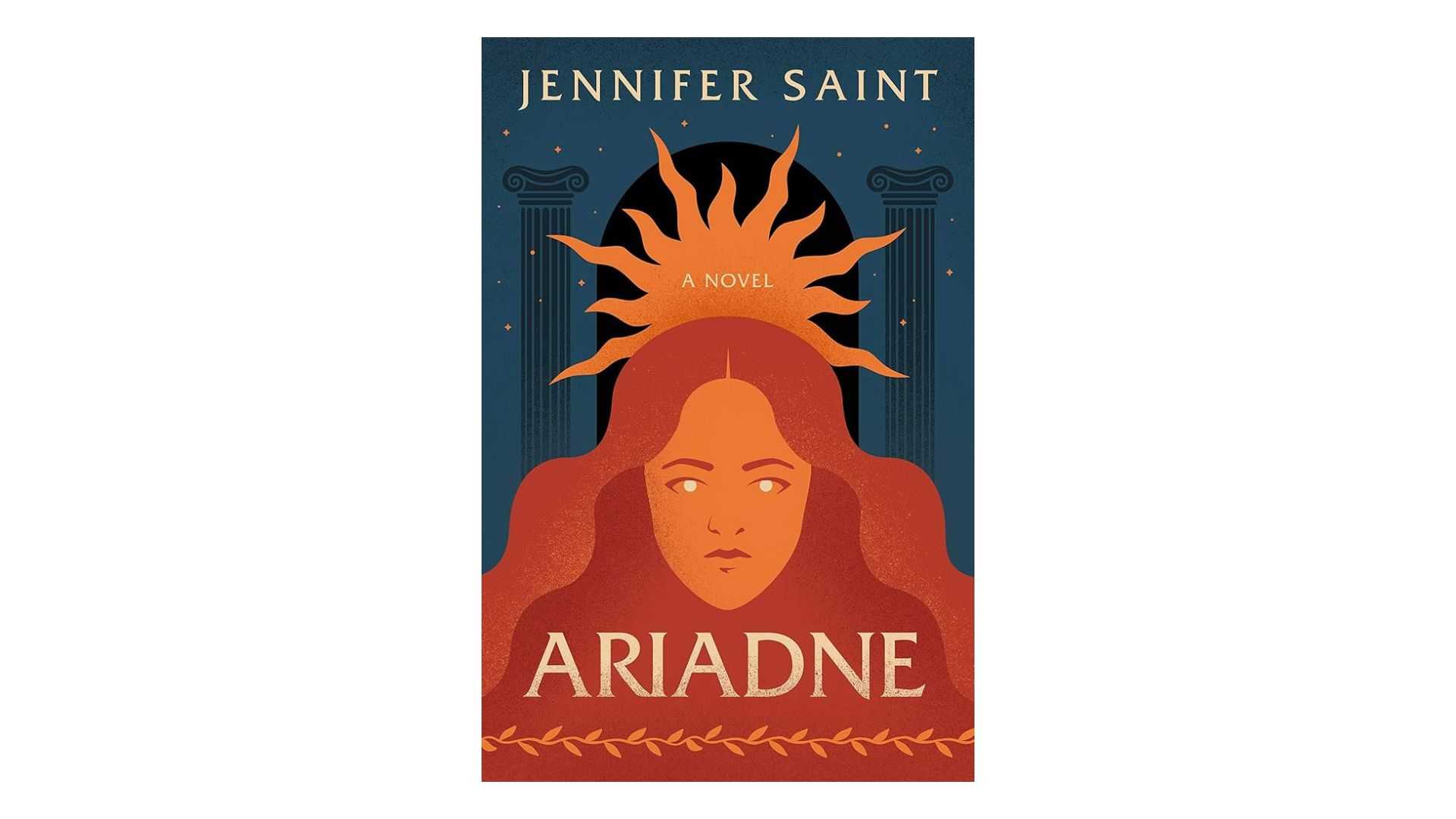 Ariadne by Jennifer Saint book cover on a white background