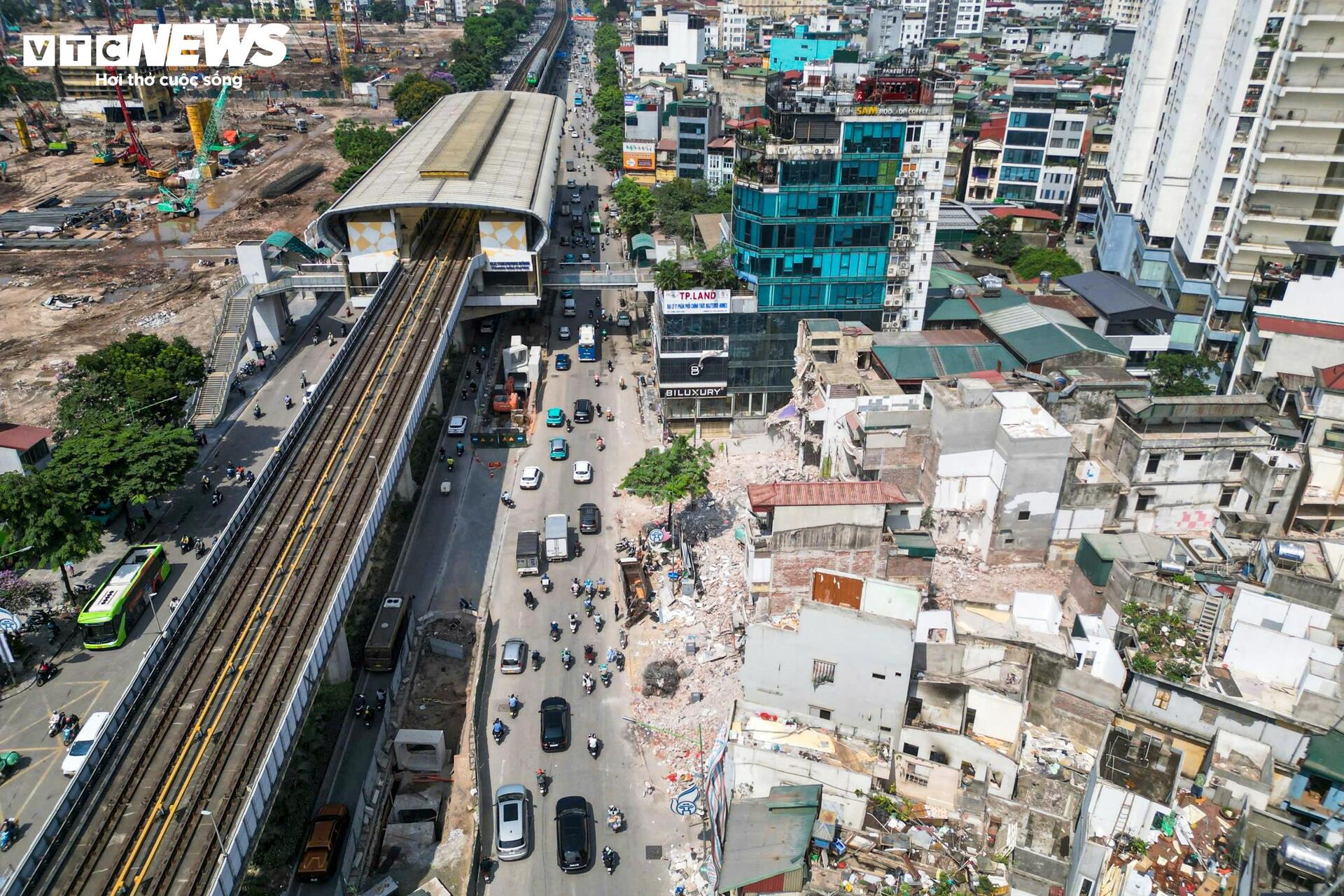 Khu dân cư cạnh ga metro thành công trường mở đường Vành đai 2,5 Hà Nội