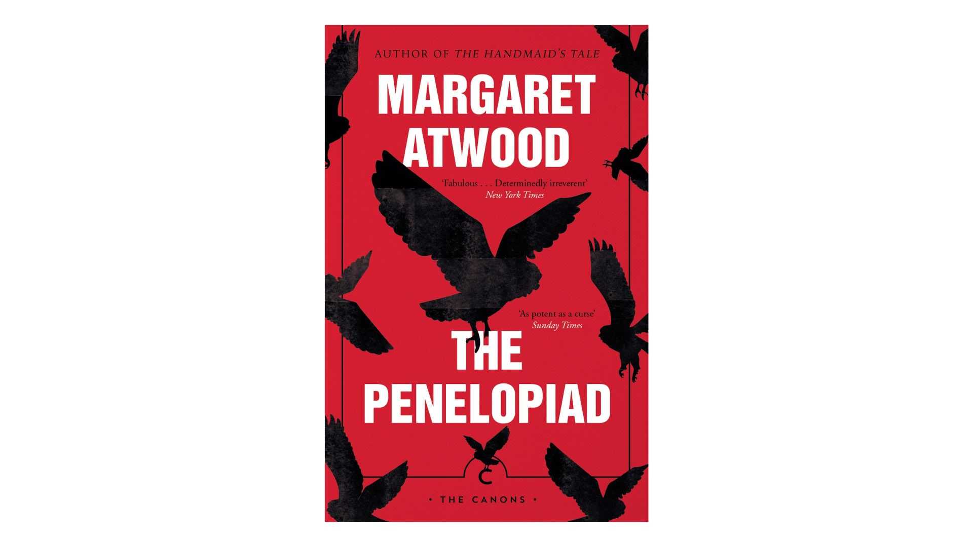 The Penelopiad by Margaret Atwood book cover on a white background
