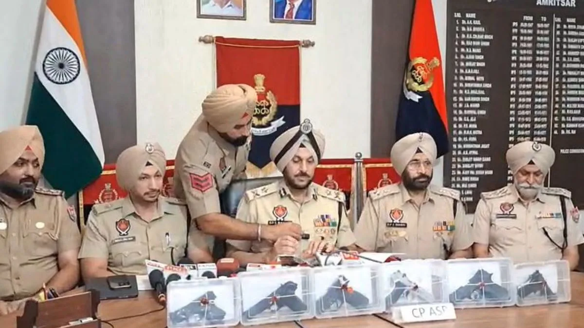 Pakistan-backed arms smuggling module busted in Amritsar; five held ...