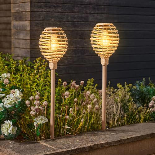 I just discovered the chicest solar garden lights at The White Company