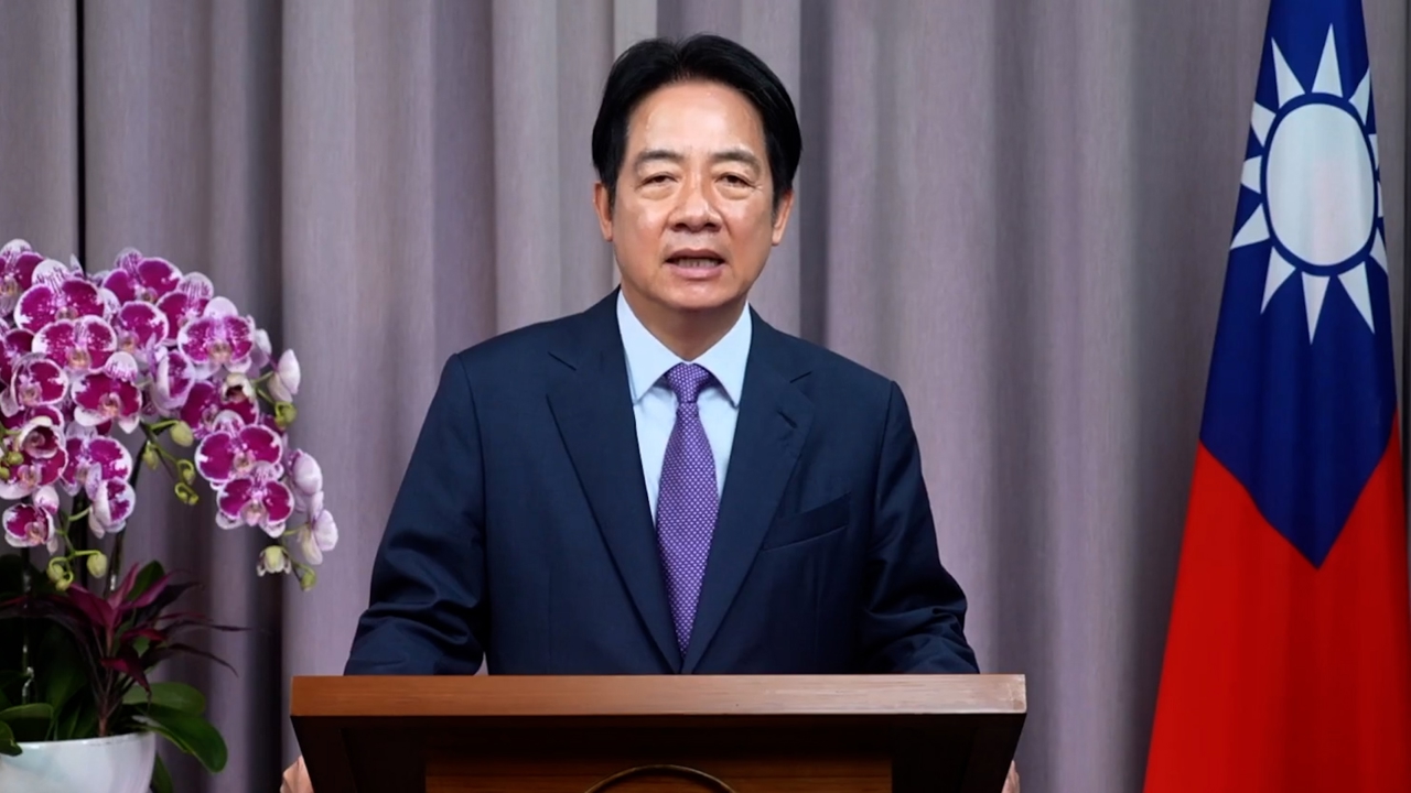 Taiwan's president slams China for authoritarian coercion