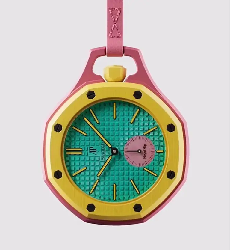 AP x Swatch「Royal Pop」懷錶官方照釋出! 8款配色一次看，5家直營店有售