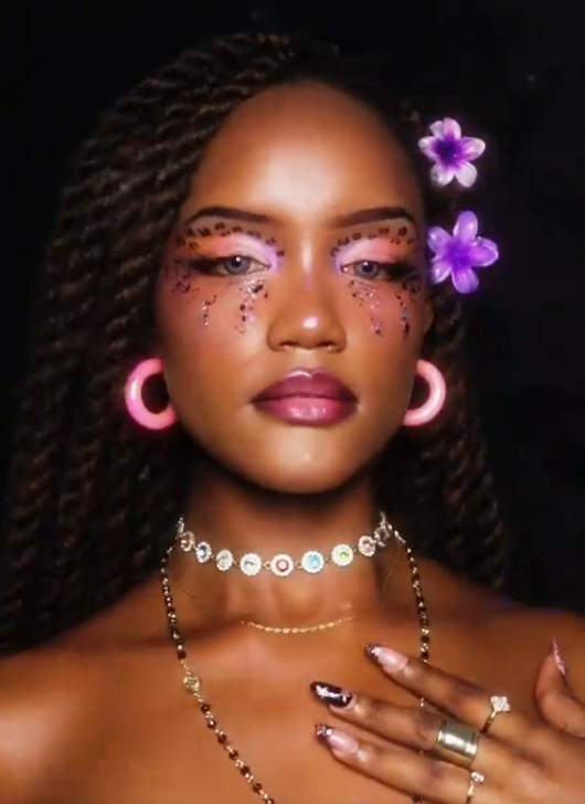 Cover girl transformation look