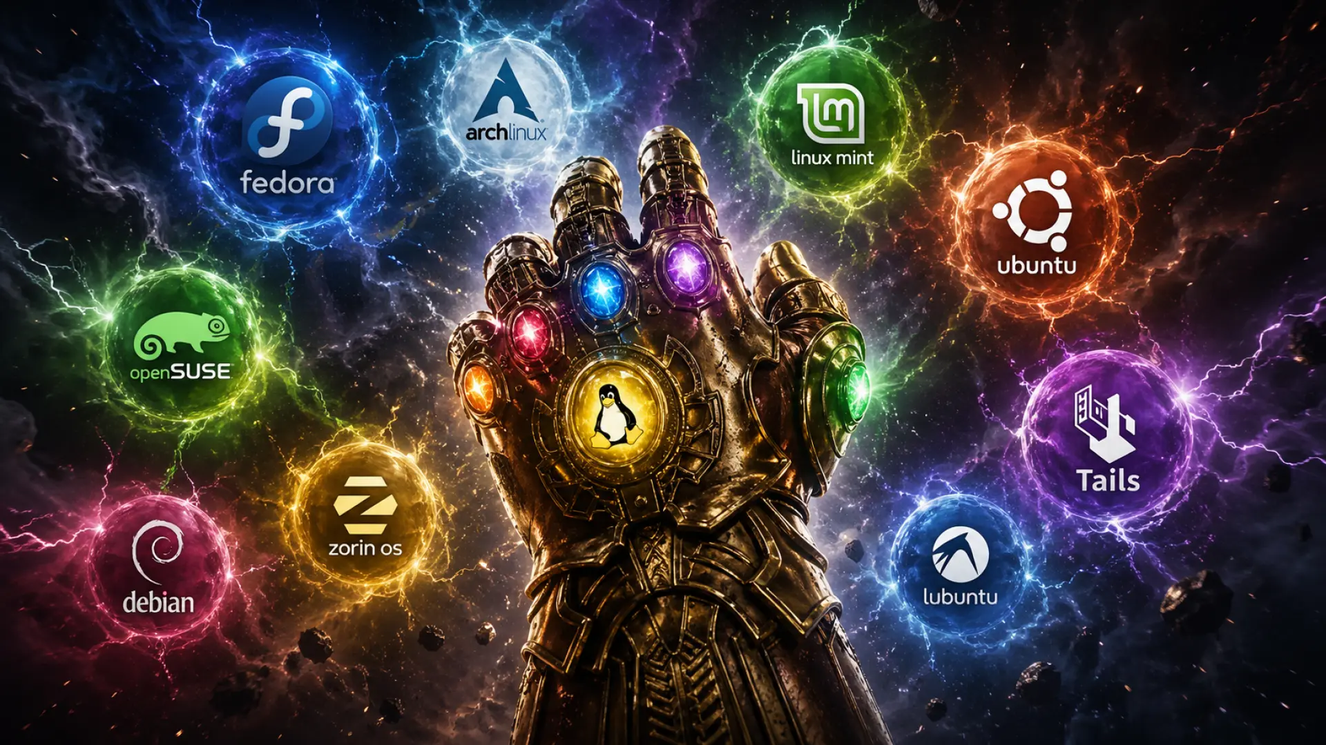He probado más de 50 distros de Linux y estas son las que siempre tengo ...
