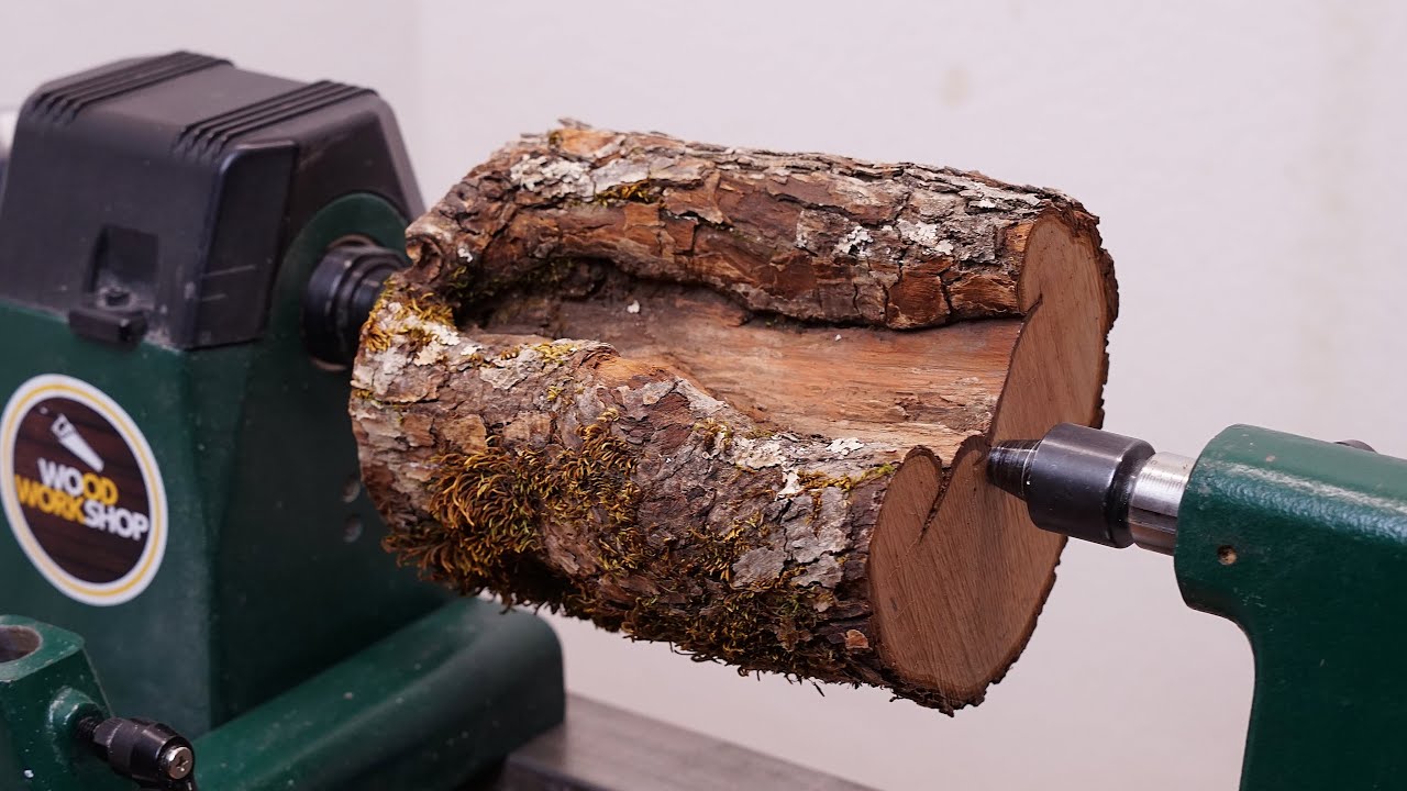 This pear log didn’t stand out - until I added the blue