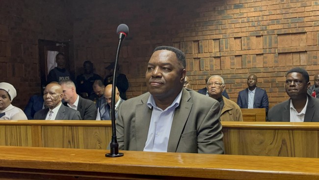 National Police Commissioner, Gen. Fannie Masemola, in court