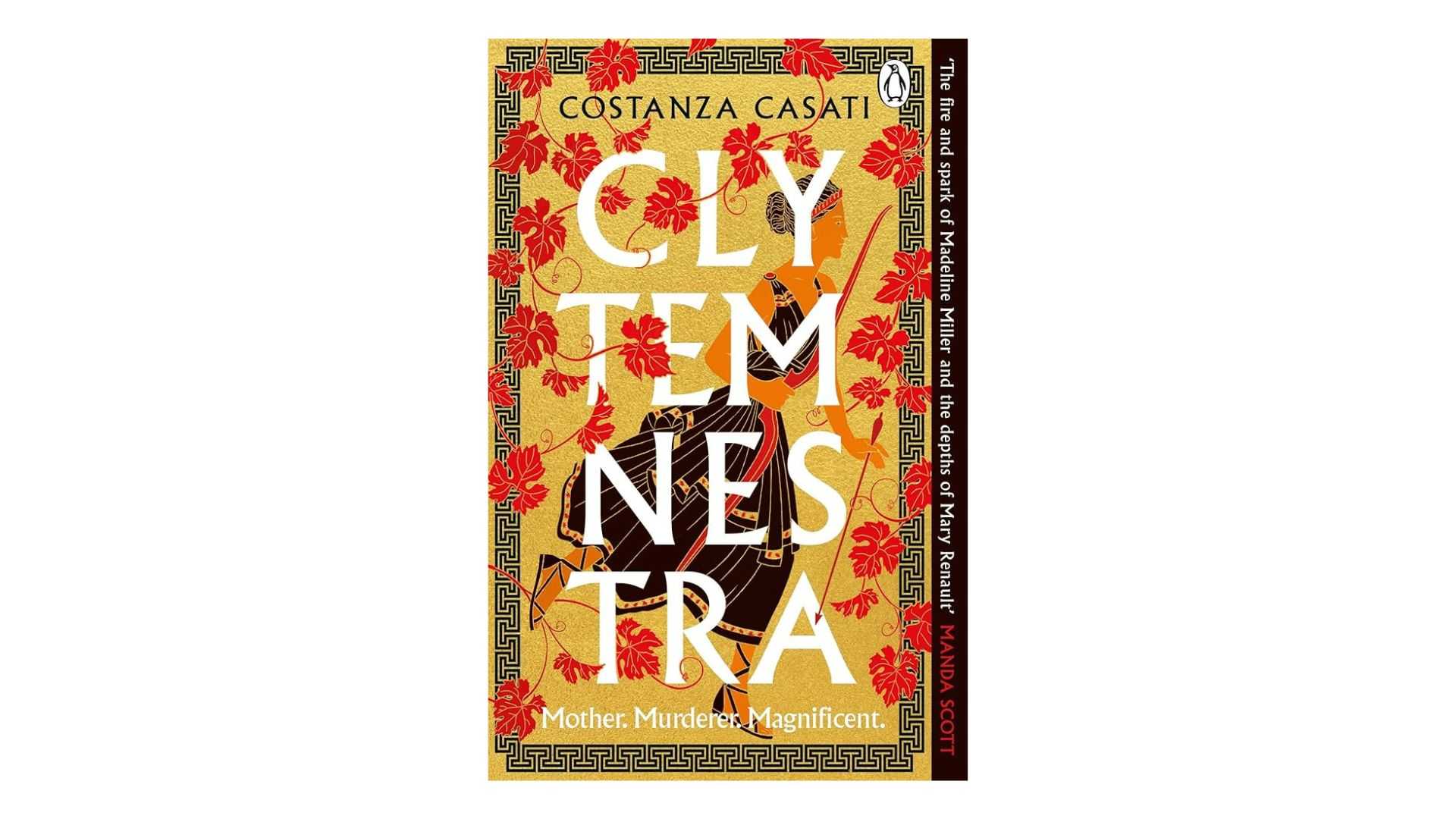 Clytemnestra by Costanza Casati book cover on a white background