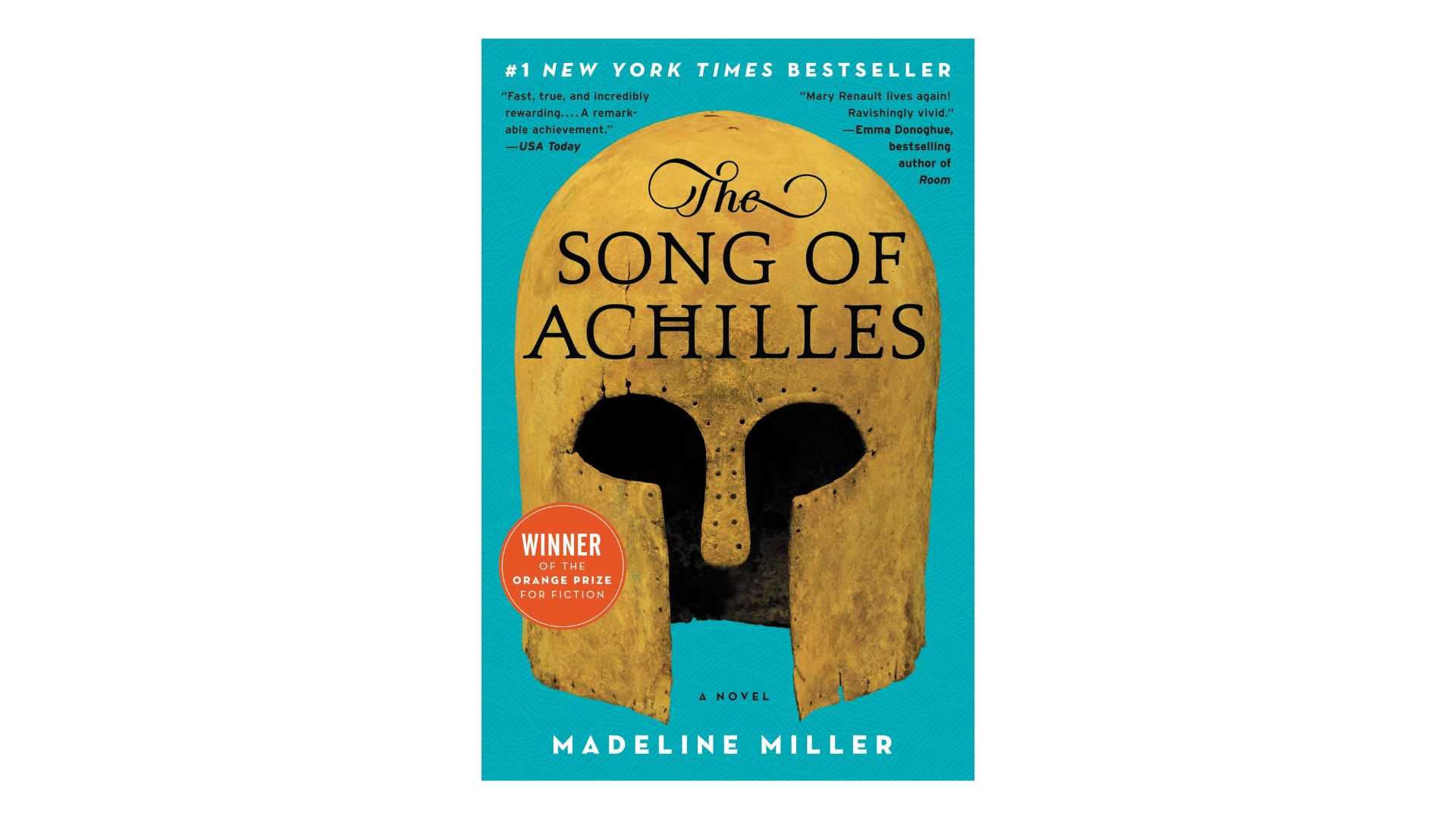 The Song of Achilles by Madeline Miller book cover on a white background