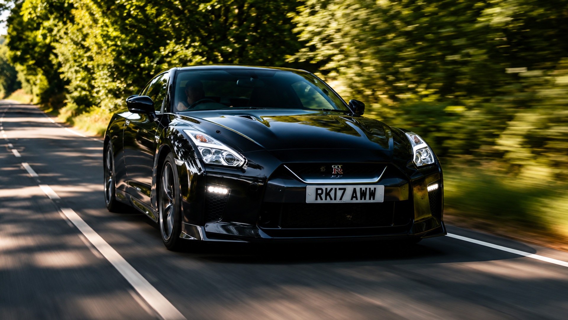 Taking the Nissan GT-R out on the open road
